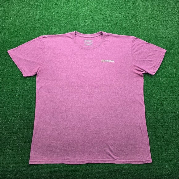 Magellan Tshirt‎ Mens 2XL Light Purple Live to Explore Dog Duck Fishing Outdoors - Picture 3 of 7